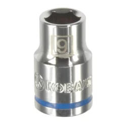 Kobalt Sockets & Socket Sets Metric 3/8-in Drive 6-point 9-mm Shallow Socket