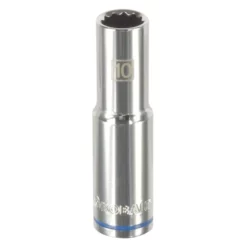 Kobalt Sockets & Socket Sets Metric 3/8-in Drive 12-point 10-mm Deep Socket