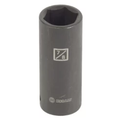Kobalt Impact Sockets & Impact Socket Sets Standard (SAE) 1/2-in Drive 7/8-in 6-Point Impact Socket