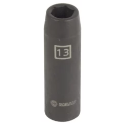 Kobalt Impact Sockets & Impact Socket Sets Metric 1/2-in Drive 13mm 6-Point Impact Socket