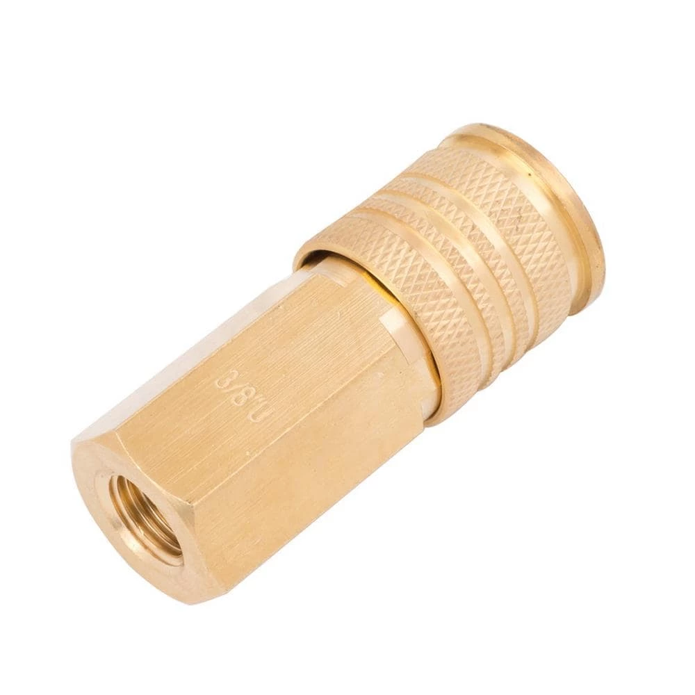 Kobalt Air Compressor Fittings 3/8-in Brass Female Universal Coupler 1 Kobalt Air Compressor Fittings 3/8-in Brass Female Universal Coupler