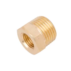 Kobalt Air Compressor Fittings NPT Brass Bushing Adapter 1/2-in (M) x 1/4-in (F)