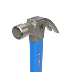 Kobalt Hammers 16-oz Smoothed Face Steel Head Fiberglass Claw Hammer 20 Kobalt Hammers 16-oz Smoothed Face Steel Head Fiberglass Claw Hammer -Kobalt Sales Shop 04362472