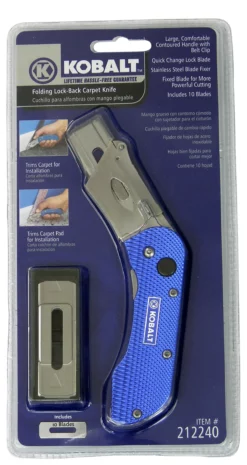 Kobalt Utility Knives 11-Blade Folding Utility Knife 7 Kobalt Utility Knives 11-Blade Folding Utility Knife -Kobalt Sales Shop 04502869