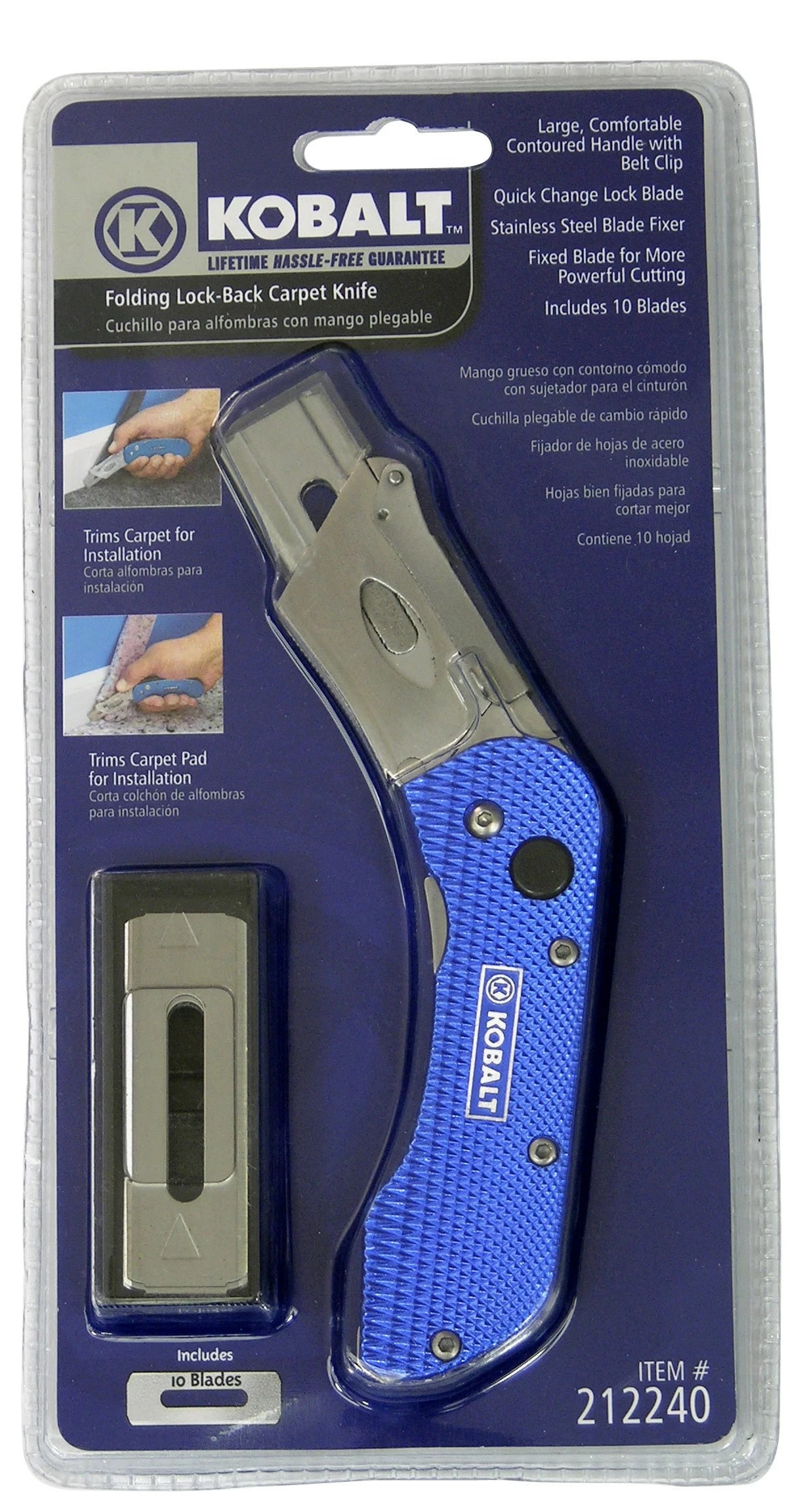 Kobalt Utility Knives 11-Blade Folding Utility Knife 4 Kobalt Utility Knives 11-Blade Folding Utility Knife - Image 4