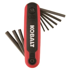 Kobalt Hex Keys & Torx Keys 9-key Standard (Sae) Folding Hex Key Set 8 Kobalt Hex Keys & Torx Keys 9-key Standard (Sae) Folding Hex Key Set -Kobalt Sales Shop 05000017