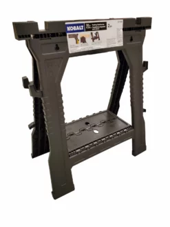 Kobalt Saw Horses 2-Pack 4.1-in W x 32-in H Plastic Saw Horse (1000-lb Capacity) -Kobalt Sales Shop 05015203 scaled