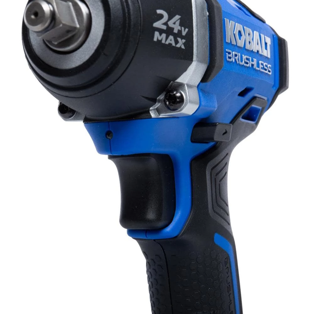 Kobalt Impact Wrenches Brushless 24-volt Max Variable Speed Brushless 3/8-in Drive Cordless Impact Wrench (Tool Only) 5 Kobalt Impact Wrenches Brushless 24-volt Max Variable Speed Brushless 3/8-in Drive Cordless Impact Wrench (Tool Only) - Image 5