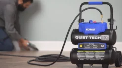 Kobalt Air Compressors Quiet Tech 4.3-Gallon Single Stage Portable Electric Twin Stack Air Compressor -Kobalt Sales Shop 07733203