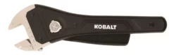 Kobalt Adjustable Wrenches Rapid adjust 8-in Steel and Plastic Adjustable Wrench 12 Kobalt Adjustable Wrenches Rapid adjust 8-in Steel and Plastic Adjustable Wrench -Kobalt Sales Shop 07936901