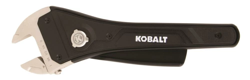 Kobalt Adjustable Wrenches Rapid adjust 8-in Steel and Plastic Adjustable Wrench 5 Kobalt Adjustable Wrenches Rapid adjust 8-in Steel and Plastic Adjustable Wrench - Image 5