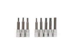 Kobalt Driver Sockets & Sets 42-Piece 3/8-in Drive Set Hex; Torx; Phillips; Flathead Bit Standard (SAE) and Metric Combination Driver Socket Set -Kobalt Sales Shop 07938504 scaled