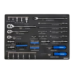Kobalt Mechanics Tool Sets 300-Piece Standard (SAE) and Metric Combination Polished Chrome Mechanics Tool Set (1/4-in; 3/8-in) 17 Kobalt Mechanics Tool Sets 300-Piece Standard (SAE) and Metric Combination Polished Chrome Mechanics Tool Set (1/4-in; 3/8-in) -Kobalt Sales Shop 08236283