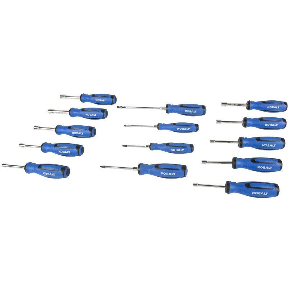 Kobalt Mechanics Tool Sets 189-Piece Standard (SAE) and Metric Combination Polished Chrome Mechanics Tool Set (1/4-in; 3/8-in) 4 Kobalt Mechanics Tool Sets 189-Piece Standard (SAE) and Metric Combination Polished Chrome Mechanics Tool Set (1/4-in; 3/8-in) - Image 4