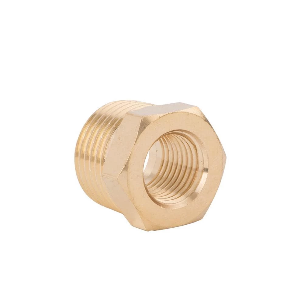 Kobalt Air Compressor Fittings NPT Brass Bushing Adapter 1/2-in (M) x 1/4-in (F) 6 Kobalt Air Compressor Fittings NPT Brass Bushing Adapter 1/2-in (M) x 1/4-in (F) - Image 6