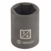 Kobalt Impact Sockets & Impact Socket Sets -Piece Standard (SAE) 1/2-in Drive 3/4-in 6-Point Impact Socket