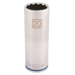 Kobalt Sockets & Socket Sets Metric 1/2-in Drive 12-point 20-mm Deep Socket