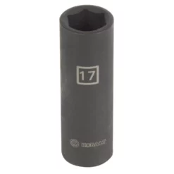 Kobalt Impact Sockets & Impact Socket Sets Metric 1/2-in Drive 17mm 6-Point Impact Socket