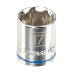 Kobalt Sockets & Socket Sets Metric 3/8-in Drive 6-point 17-mm Shallow Socket