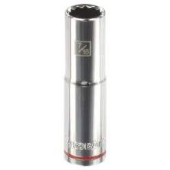 Kobalt Sockets & Socket Sets Standard (SAE) 3/8-in Drive 12-point 7/16-in Deep Socket