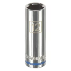 Kobalt Sockets & Socket Sets Metric 1/4-in Drive 6-point 12-mm Deep Socket