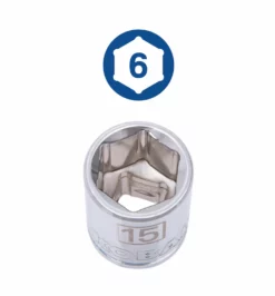 Kobalt Mechanics Tool Sets 19-Piece Metric Polished Chrome Mechanics Tool Set (3/8-in) -Kobalt Sales Shop 09963211