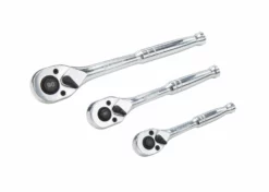 Kobalt Mechanics Tool Sets 154-Piece Standard (SAE) and Metric Combination Polished Chrome Mechanics Tool Set (1/4-in; 3/8-in) -Kobalt Sales Shop 10182278 scaled