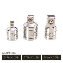 Kobalt Socket Adapters 3-Piece Socket Adapter Set -Kobalt Sales Shop 10732694