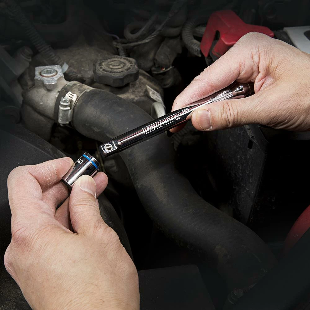 Kobalt Socket Extensions 10-Piece 1/4-in; 3/8-in; 1/2-in Drive Socket Adapter/Extension Set 5 Kobalt Socket Extensions 10-Piece 1/4-in; 3/8-in; 1/2-in Drive Socket Adapter/Extension Set - Image 5