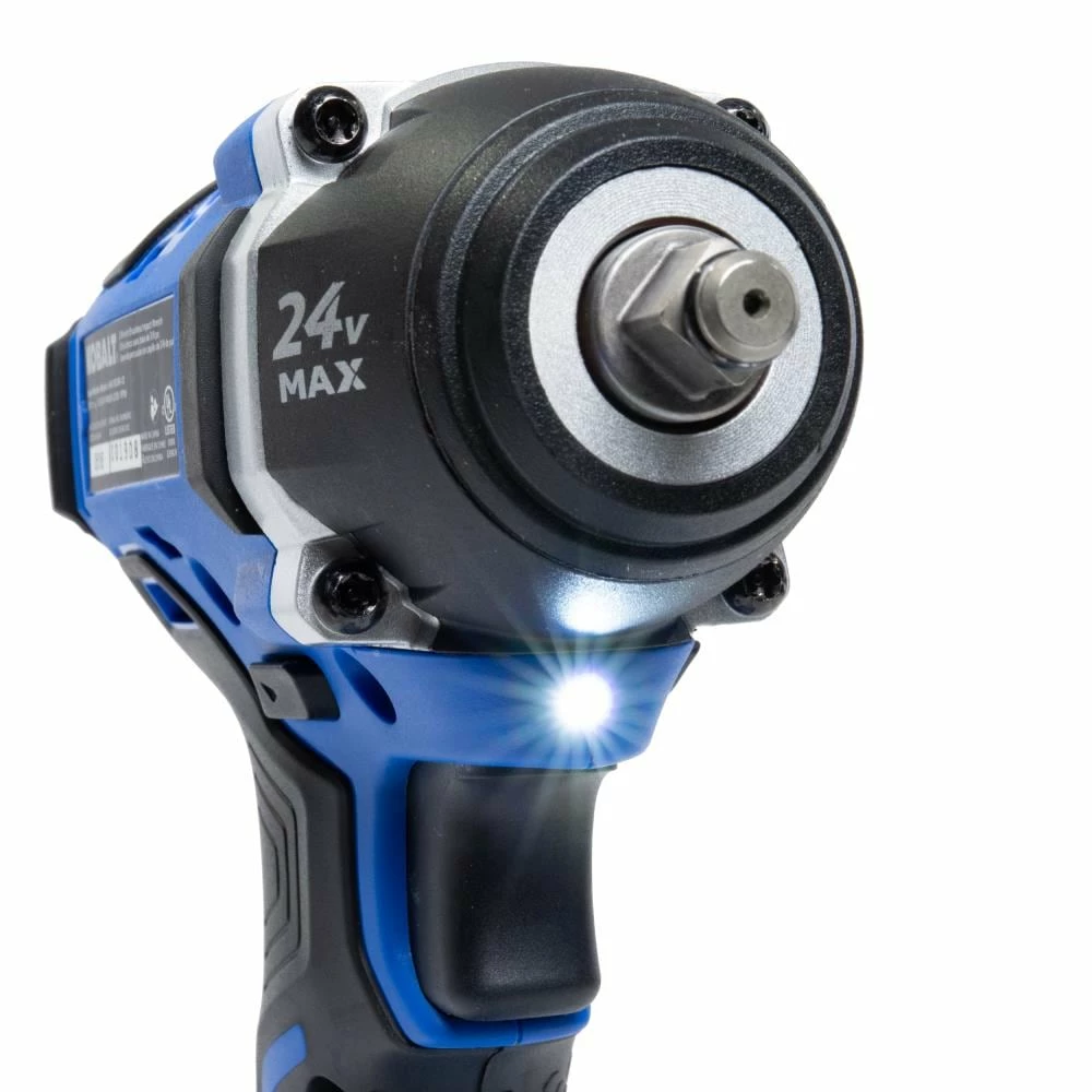 Kobalt Impact Wrenches Brushless 24-volt Max Variable Speed Brushless 3/8-in Drive Cordless Impact Wrench (Tool Only) 7 Kobalt Impact Wrenches Brushless 24-volt Max Variable Speed Brushless 3/8-in Drive Cordless Impact Wrench (Tool Only) - Image 7