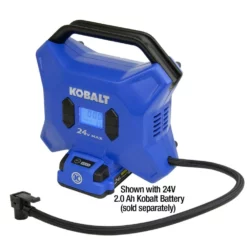 Kobalt Air Inflators Kobalt 24 Volt cordless high pressure inflator 24-Volt Lithium Ion (Li-Ion) Air Inflator (Power Source: Battery) 14 Kobalt Air Inflators Kobalt 24 Volt cordless high pressure inflator 24-Volt Lithium Ion (Li-Ion) Air Inflator (Power Source: Battery) -Kobalt Sales Shop 11621569