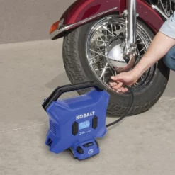 Kobalt Air Inflators Kobalt 24 Volt cordless high pressure inflator 24-Volt Lithium Ion (Li-Ion) Air Inflator (Power Source: Battery) 16 Kobalt Air Inflators Kobalt 24 Volt cordless high pressure inflator 24-Volt Lithium Ion (Li-Ion) Air Inflator (Power Source: Battery) -Kobalt Sales Shop 11621571