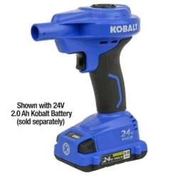 Kobalt Air Inflators 24V Cordless High Volume Inflator 24-Volt Lithium Ion (Li-Ion) Air Inflator (Power Source: Battery) 12 Kobalt Air Inflators 24V Cordless High Volume Inflator 24-Volt Lithium Ion (Li-Ion) Air Inflator (Power Source: Battery) -Kobalt Sales Shop 11629463