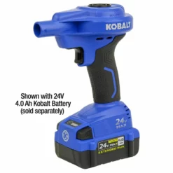 Kobalt Air Inflators 24V Cordless High Volume Inflator 24-Volt Lithium Ion (Li-Ion) Air Inflator (Power Source: Battery) 13 Kobalt Air Inflators 24V Cordless High Volume Inflator 24-Volt Lithium Ion (Li-Ion) Air Inflator (Power Source: Battery) -Kobalt Sales Shop 11629464