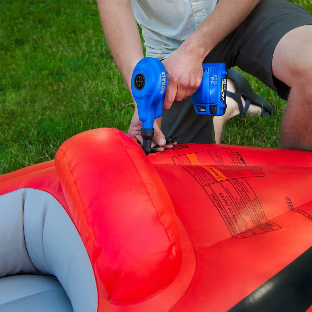 Kobalt Air Inflators 24V Cordless High Volume Inflator 24-Volt Lithium Ion (Li-Ion) Air Inflator (Power Source: Battery) 8 Kobalt Air Inflators 24V Cordless High Volume Inflator 24-Volt Lithium Ion (Li-Ion) Air Inflator (Power Source: Battery) - Image 8