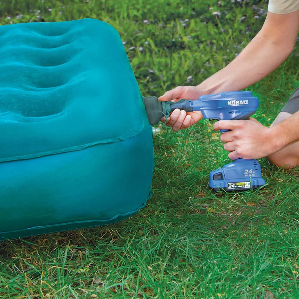 Kobalt Air Inflators 24V Cordless High Volume Inflator 24-Volt Lithium Ion (Li-Ion) Air Inflator (Power Source: Battery) 9 Kobalt Air Inflators 24V Cordless High Volume Inflator 24-Volt Lithium Ion (Li-Ion) Air Inflator (Power Source: Battery) - Image 9