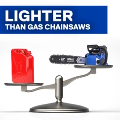 Kobalt Cordless Electric Chainsaws 80-Volt Max 18-in Brushless Cordless Electric Chainsaw 5 Ah (Battery & Charger Included) -Kobalt Sales Shop 12049905