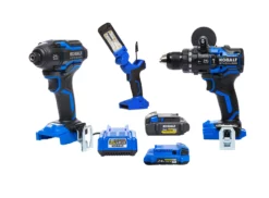 Kobalt Power Tool Combo Kits XTR 3-Tool 24-Volt Max Brushless Power Tool Combo Kit with Hard Case (2-Batteries Included and Charger Included)