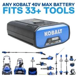 Kobalt Cordless Electric Pole Saws 40-Volt Max 8-in Cordless Electric Pole Saw (Battery & Charger Included) -Kobalt Sales Shop 12234441
