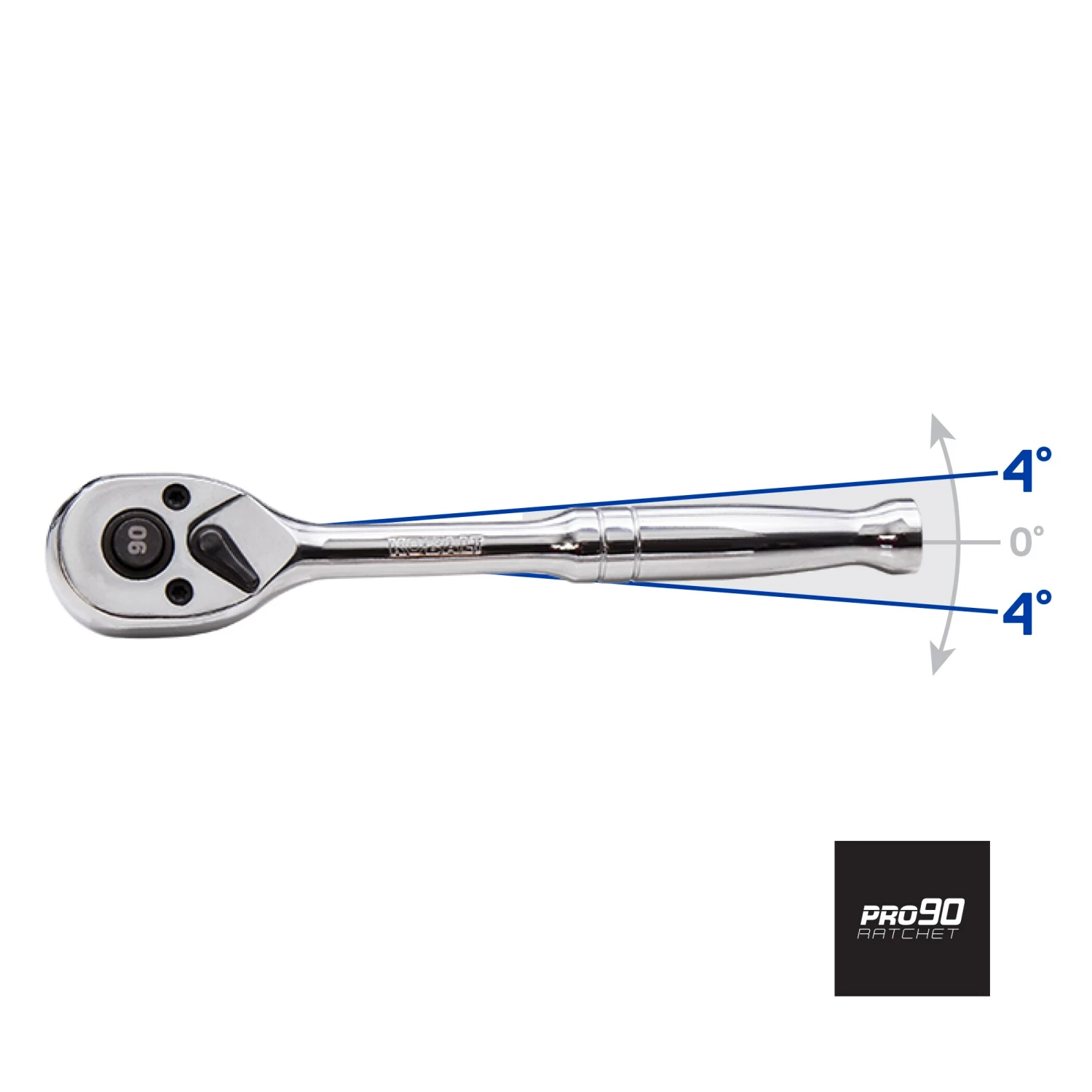 Kobalt Mechanics Tool Sets 40-Piece Standard (SAE) and Metric Combination Polished Chrome Mechanics Tool Set (3/8-in) 5 Kobalt Mechanics Tool Sets 40-Piece Standard (SAE) and Metric Combination Polished Chrome Mechanics Tool Set (3/8-in) - Image 5