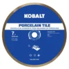 Kobalt Diamond Saw Blades 7-in Wet Porcelain Continuous Diamond Saw Blade