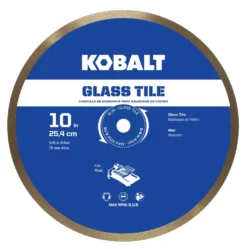 Kobalt Diamond Saw Blades 10-in Wet Glass Diamond Saw Blade