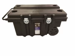 Kobalt Portable Tool Boxes 45-in Black Plastic Wheels Lockable Tool Box