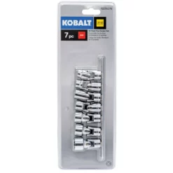 Kobalt Sockets & Socket Sets 7-Piece Standard (SAE) 3/8-in Drive 12-point Set Shallow Socket Set 7 Kobalt Sockets & Socket Sets 7-Piece Standard (SAE) 3/8-in Drive 12-point Set Shallow Socket Set -Kobalt Sales Shop 15100817