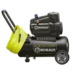 Kobalt Air Compressors 8-Gallon Single Stage Portable Electric Horizontal Air Compressor -Kobalt Sales Shop 15104716