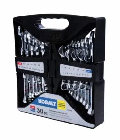Kobalt Combination Wrenches & Sets 30-Piece Set 12-point Standard (SAE) and Metric Combination Standard Combination Wrench Set -Kobalt Sales Shop 15484716 scaled