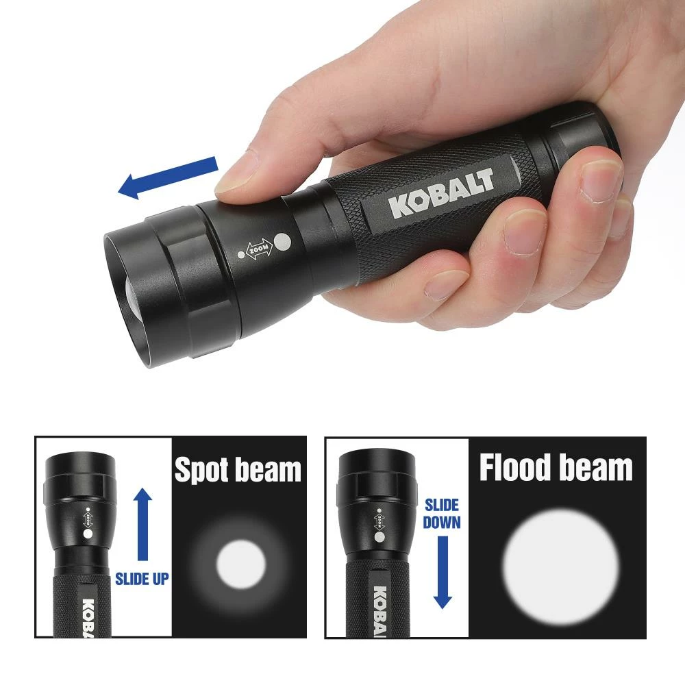Kobalt Flashlights 300-Lumen LED Flashlight (Battery Included) 4 Kobalt Flashlights 300-Lumen LED Flashlight (Battery Included) - Image 4