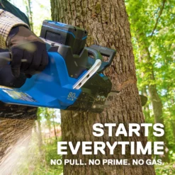 Kobalt Cordless Electric Chainsaws 80-Volt Max 18-in Brushless Cordless Electric Chainsaw 5 Ah (Battery & Charger Included) -Kobalt Sales Shop 15925091