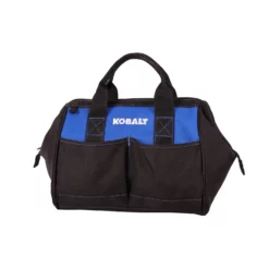 Kobalt Tool Bags Blue Black Polyester 12-in Tool Bag