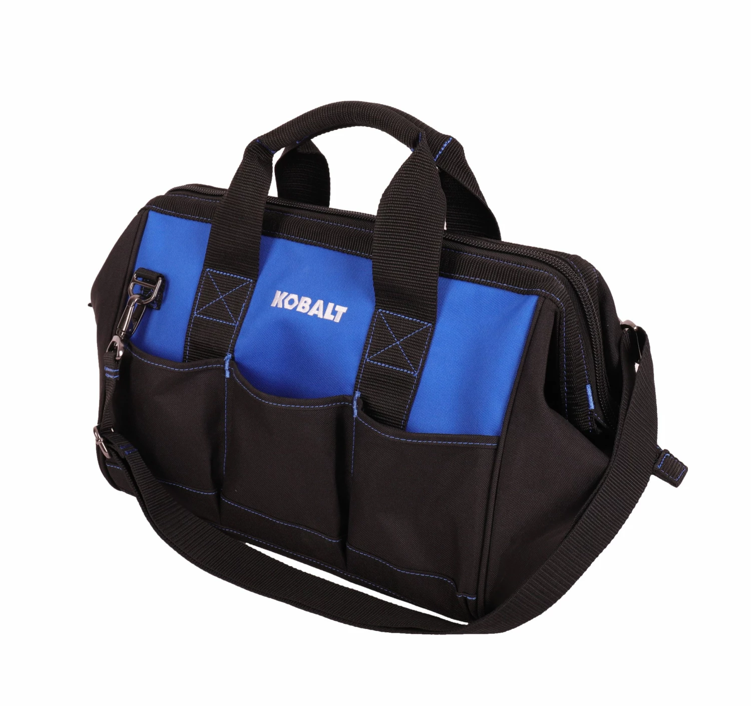 Kobalt Tool Bags Blue Black Polyester 15-in Tool Bag 1 Kobalt Tool Bags Blue Black Polyester 15-in Tool Bag